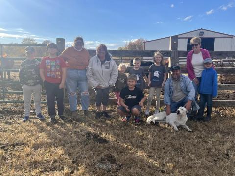 Livestock club group photo